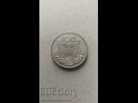 100 лева 1937, Сребро, отлично състояние