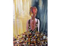 Summer Sale/Autumn Girl/Painted Picture 30/40