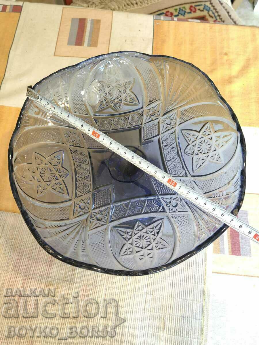 Fructera Rare Blue Antique Royal Glass 28/18 cm cu preț 67.00 BGN | € 34.26 Fructera Rare Blue Antique Royal Glass 28/18 cm cu preț 67.00 BGN | € 34.26