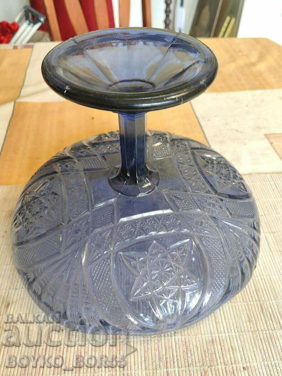 Livrarea Fructera Rare Blue Antique Royal Glass 28/18 cm Livrarea Fructera Rare Blue Antique Royal Glass 28/18 cm