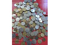 Lot of old Bulgarian and foreign coins