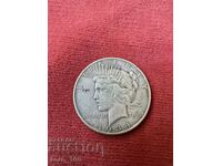 1 DOLLAR, 1934, 1 cent silver, BZC