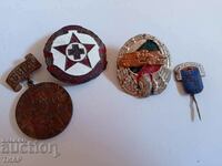 Lot of badges -0.01 cent