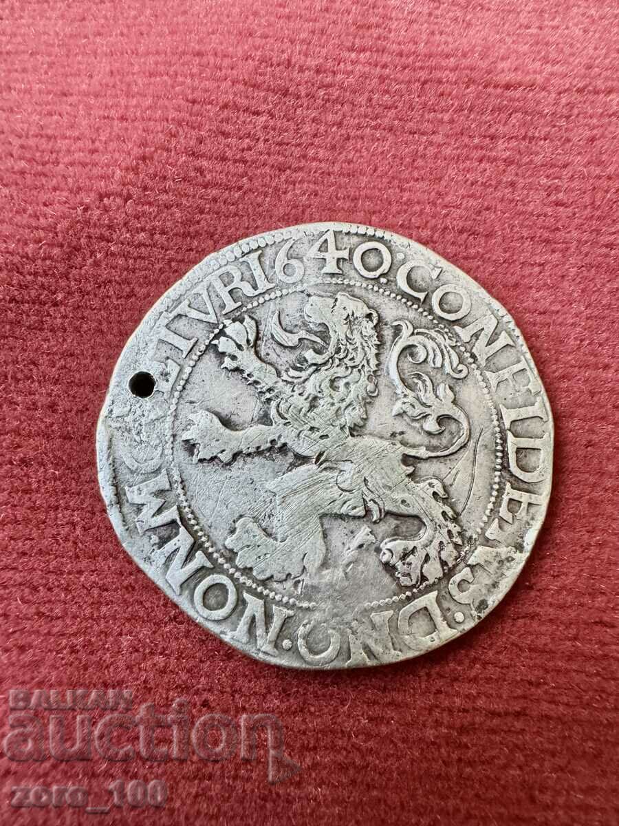 Dutch Silver Lion Daalder 1640