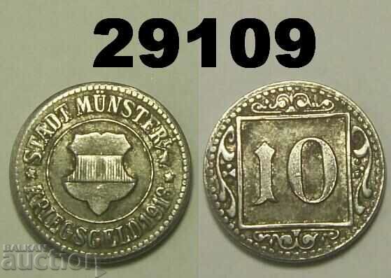 Munster 10 pfennig 1918 Желязо