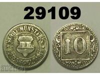 Munster 10 pfennig 1918 Fier