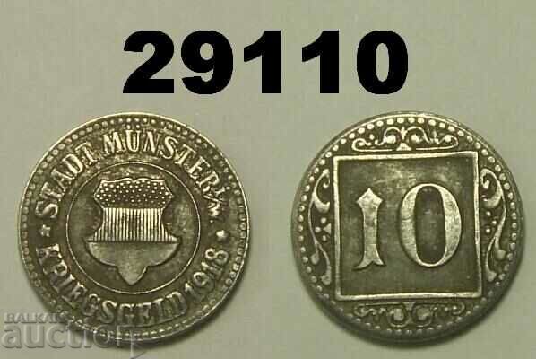 Munster 10 pfennig 1918 Fier