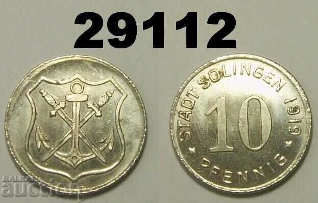 Solingen 10 pfennig 1919 Iron