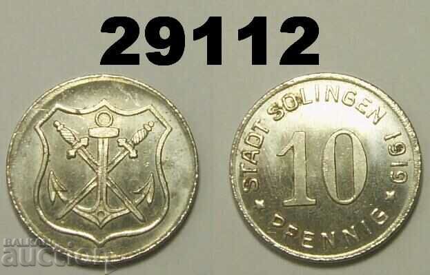 Solingen 10 pfennig 1919 Fier