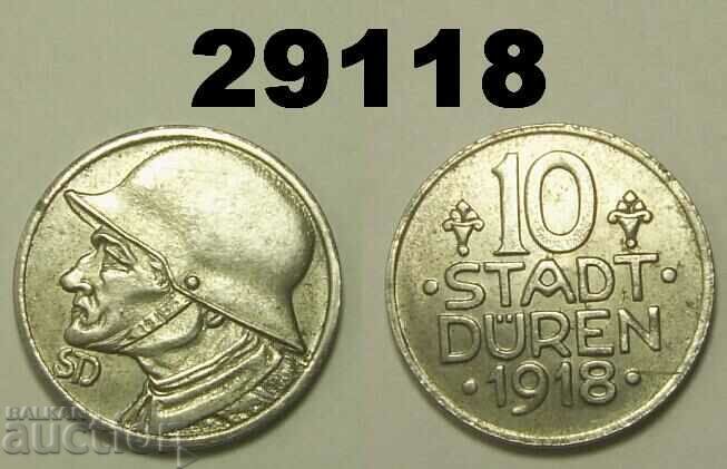 Duren 10 pfennig 1918 SD Желязо