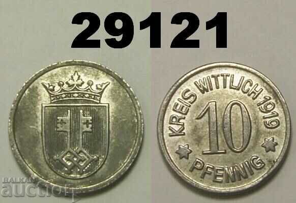 Wittlich 10 pfennig 1919 Желязо