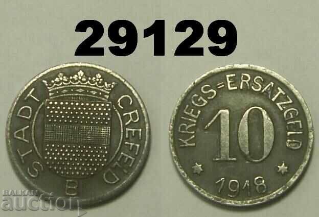 Crefeld 10 pfennig 1918 Iron
