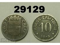 Crefeld 10 pfennig 1918 Iron