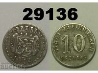 Zweibrucken 10 pfennig 1919 Iron
