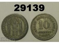 Aschaffenburg 10 pfennig 1917 Цинк