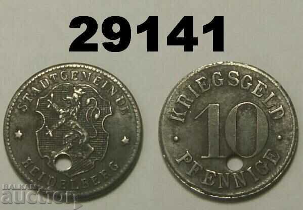 Heidelberg 10 pfennig Notgeld Fier