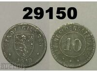 Giessen 10 pfennig 1918 Fier