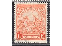 GB/Barbados-1938-State Seal of the Colony-"Britain", MLH