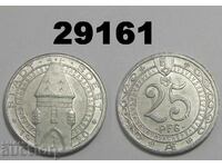 Soest 25 pfennig 1920 Алуминий