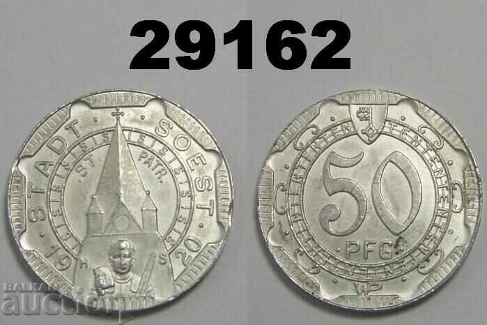 Soest 50 pfennig 1920 Aluminum