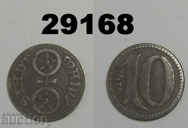 Mainz 10 pfennig 1918 Iron