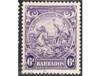 GB/Barbados-1938-Държавния Печат на колонията-"Британия",MLH