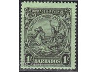 GB/Barbados-1938-Държавния Печат на колонията-"Британия",MLH