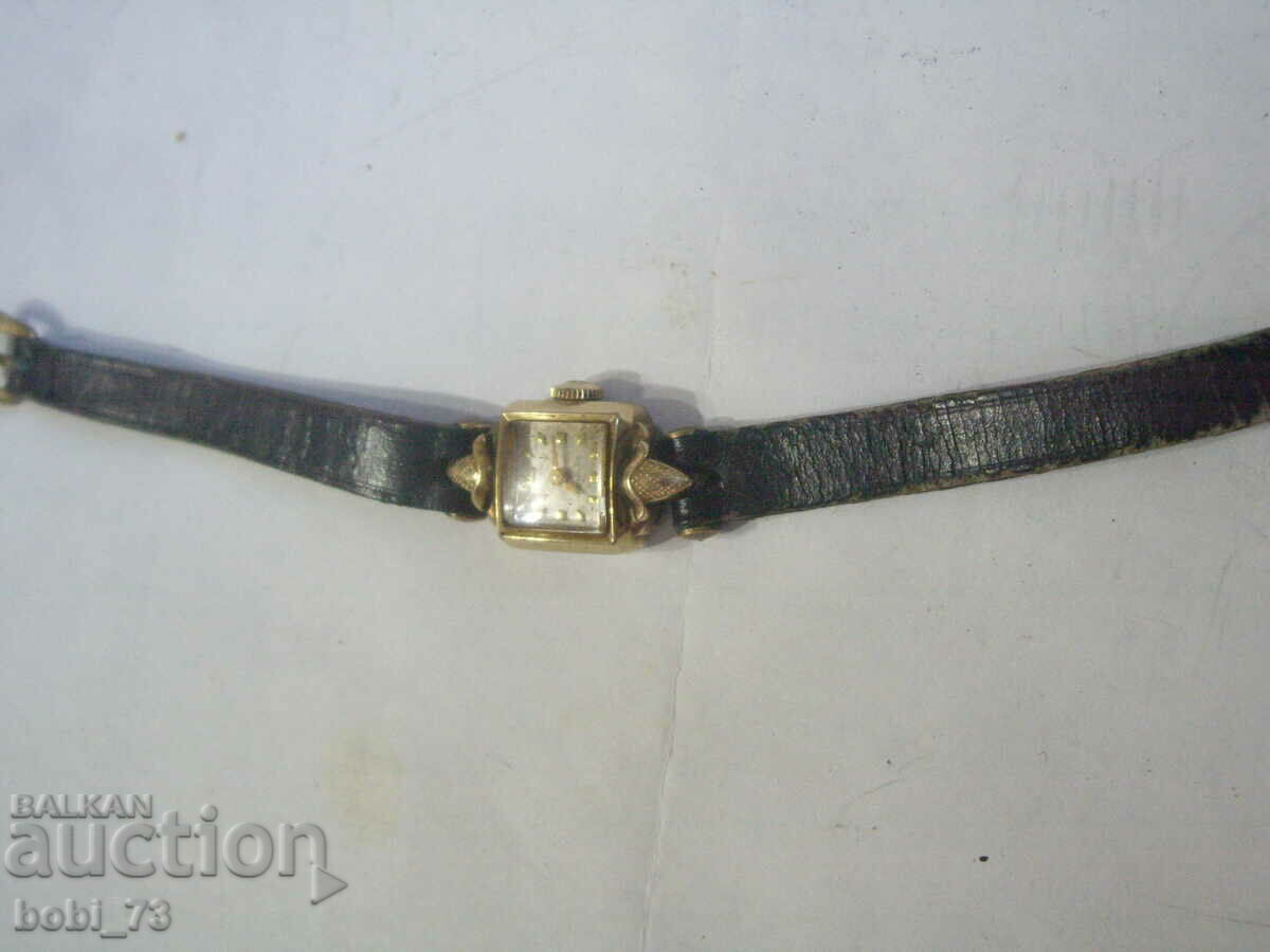 Auction Old gold plated ladies watch. Auction Old gold plated ladies watch.