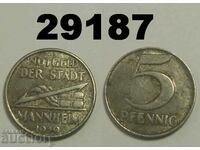 Mannheim 5 pfennig 1919 Iron