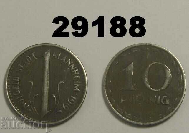 Mannheim 10 pfennig 1919 Iron