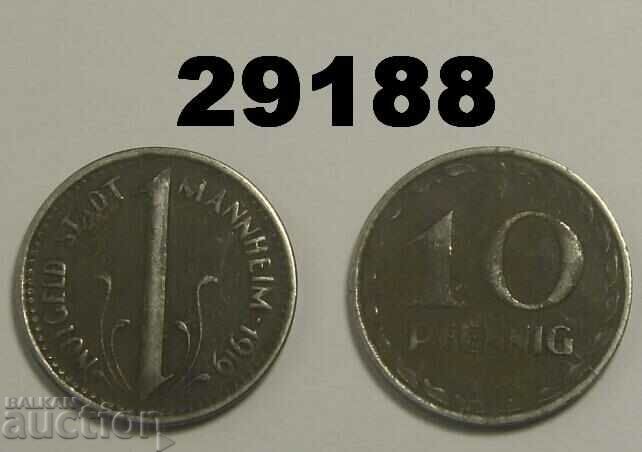 Mannheim 10 pfennig 1919 Желязо