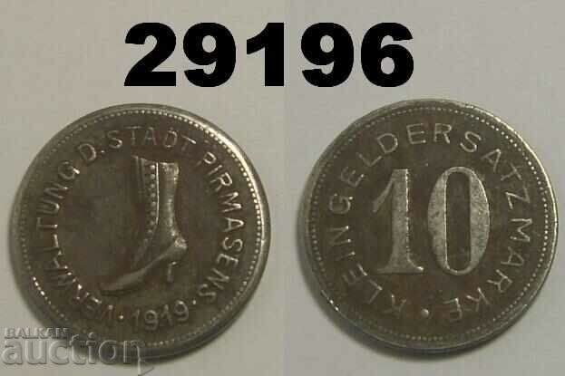 Pirmasens 10 pfennig 1919 Iron