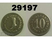 Pirmasens 10 pfennig 1919 Iron