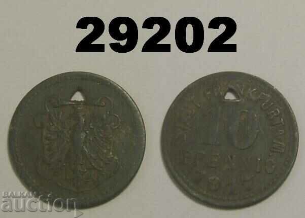 Frankfurt a. Main 10 pfennig 1917 Цинк