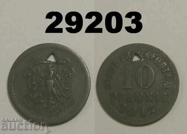 Frankfurt a. Main 10 pfennig 1917 Цинк