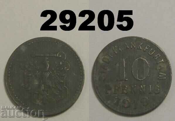 Frankfurt a. Main 10 pfennig 1919 Цинк