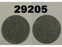 Frankfurt a. Main 10 pfennig 1919 Zinc