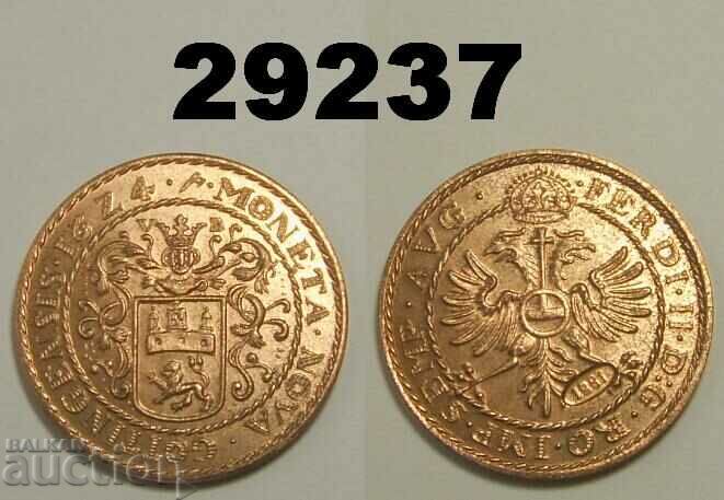 1981 - Реплика Moneta Nova Gottingensis 1624