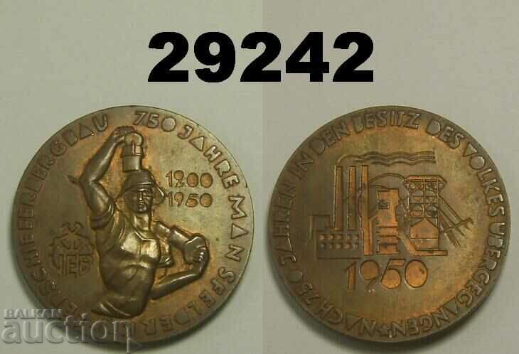 750 Jahre Man Sfelderkupferschie Ferbergbau Medal