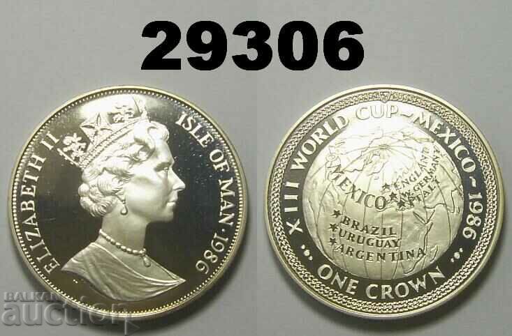 Isle of Man 1 kroner 1986 World cup