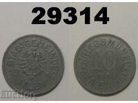 Aalen 10 pfennig 1917 Zinc