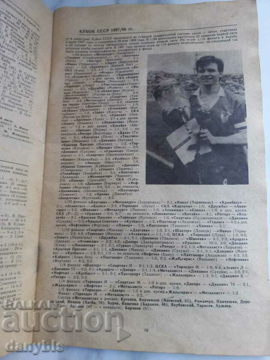 Δημοπρασία Ποδόσφαιρο 89 - ΕΣΣΔ - Κατάλογος - ημερολόγιο Δημοπρασία Ποδόσφαιρο 89 - ΕΣΣΔ - Κατάλογος - ημερολόγιο