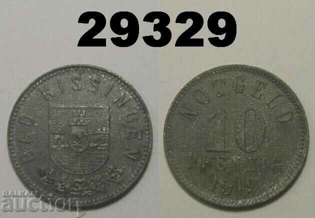 Kissingen 10 pfennig 1919 Zinc