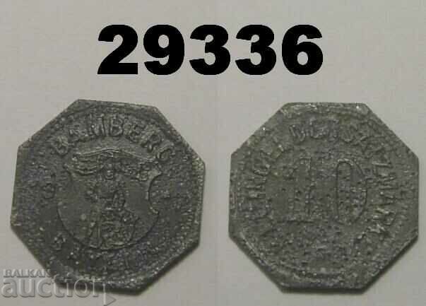 Bamberg 10 pfennig 1917 Zinc