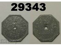 Bensheim 5 pfennig 1917 Zinc