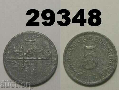 Bonn 5 pfennig 1919 Цинк