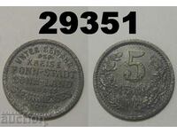 Bonn 5 pfennig 1917 Zinc