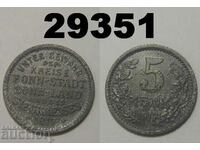 Bonn 5 pfennig 1917 Цинк