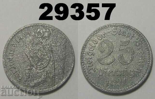 Bremen 25 pfennig 1921 Zinc