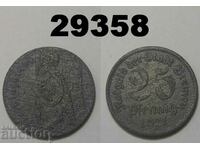 Bremen 25 pfennig 1921 Zinc